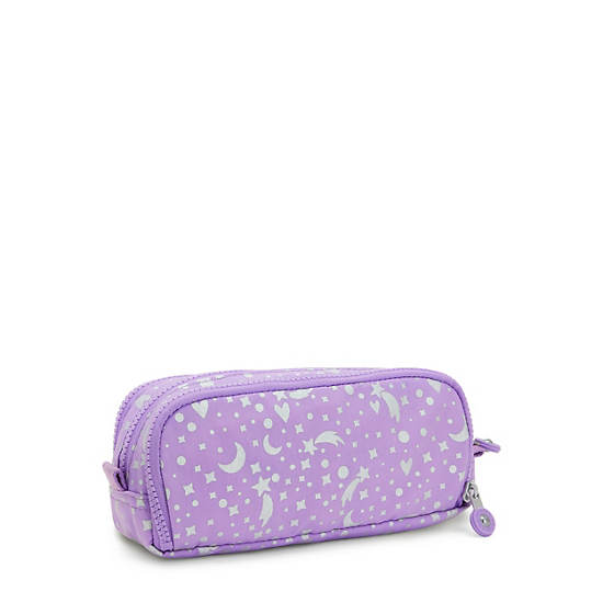 Sacs Kipling Gitroy Printed Pencil Case Violette |TUQQ-55283912