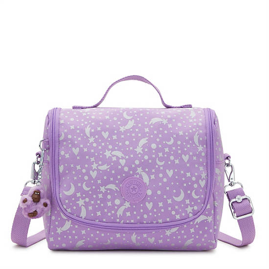 Sacs Kipling New Kichirou Printed Lunch Bag Violette |APKS-22439355