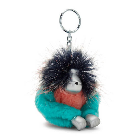 Accessoires Kipling Fun Hair Sven Monkey Keychain Vert |SHOZ-79567774