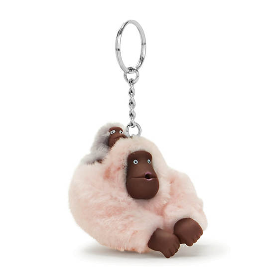 Accessoires Kipling Mom And Baby Classiche Monkey Keychain Rose |XLBR-66550792