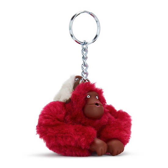 Accessoires Kipling Mom And Baby Sven Monkey Keychain Rouge |MTOU-78692022