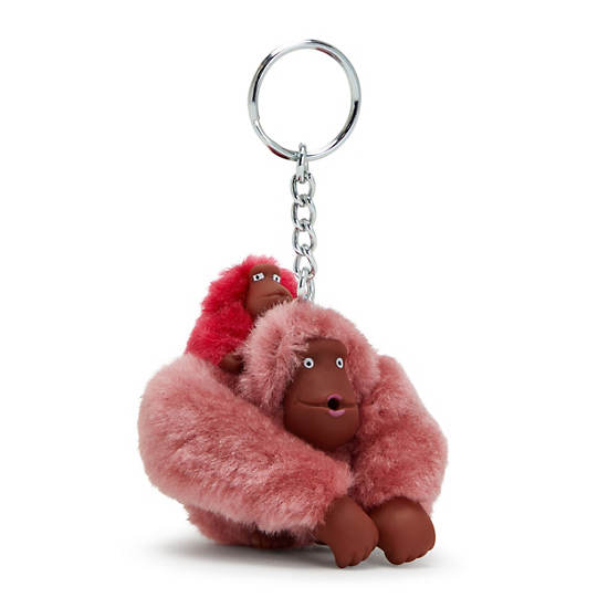 Accessoires Kipling Mom And Baby Sven Monkey Keychain Rouge |AWFX-13281248