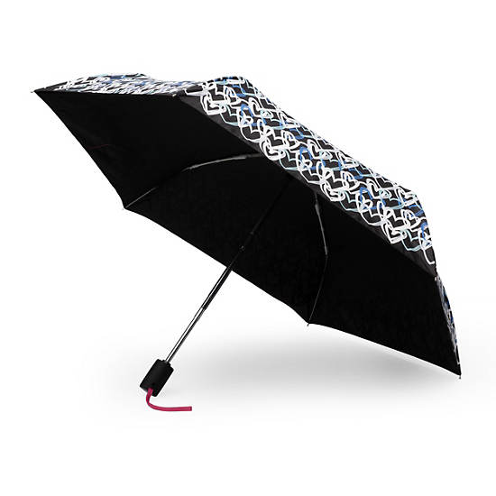 Accessoires Kipling New Umbrella New Printed Umbrella Auto Open Blanche |RKLI-54648906