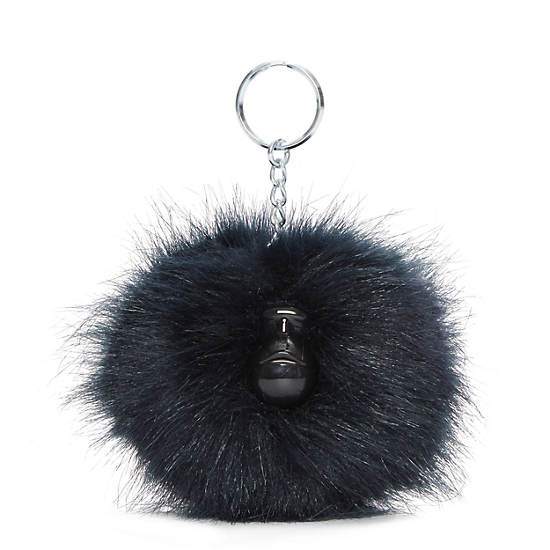 Accessoires Kipling Pompom Monkey Keychain Bleu Marine |DNLU-00818518