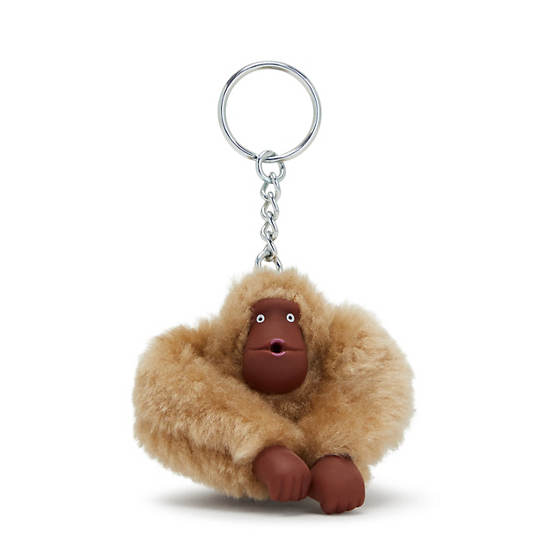 Accessoires Kipling Sven Small Monkey Keychain Beige |UCYE-13299447