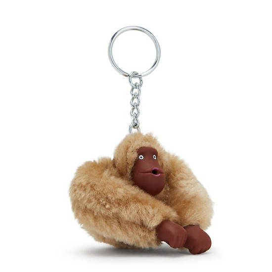 Accessoires Kipling Sven Small Monkey Keychain Beige |UCYE-13299447