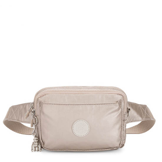 Sacs Kipling Abanu Multi Metallic Convertible Crossbody Bag Beige |SSRN-89591223