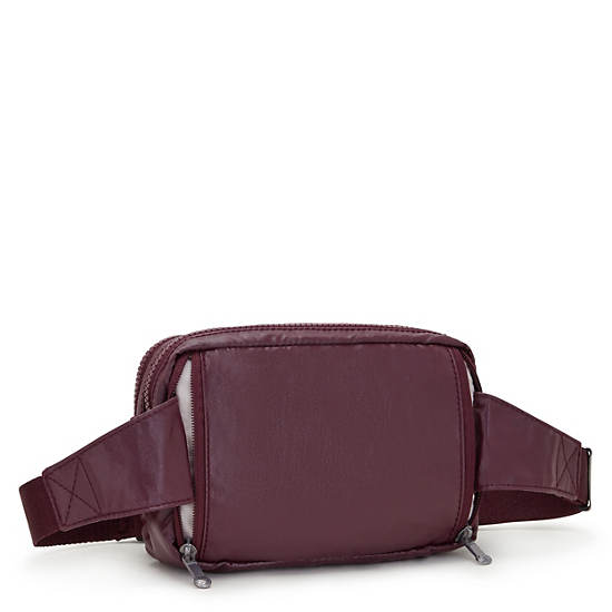 Sacs Kipling Abanu Multi Metallic Convertible Crossbody Bag Bordeaux |AZVU-21010815