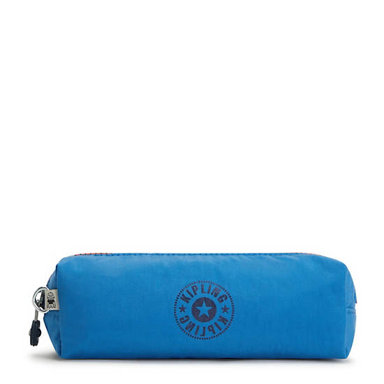 Sacs Kipling Boran Pencil Case Bleu |OKRU-01673158