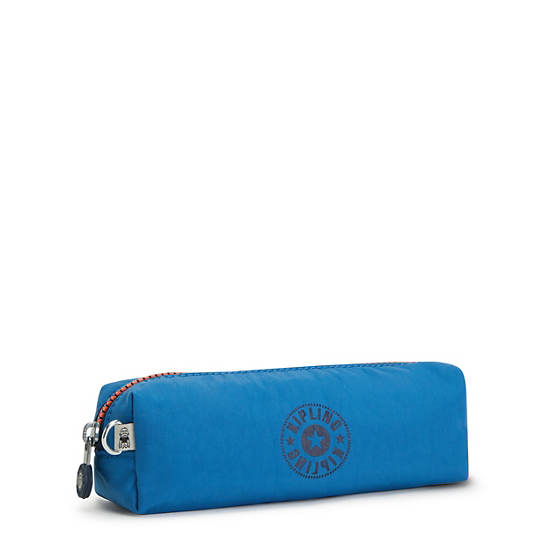 Sacs Kipling Boran Pencil Case Bleu |OKRU-01673158