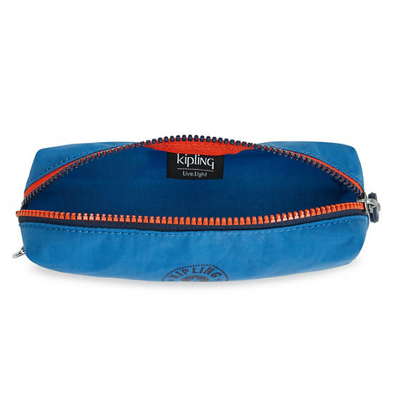 Sacs Kipling Boran Pencil Case Bleu |OKRU-01673158