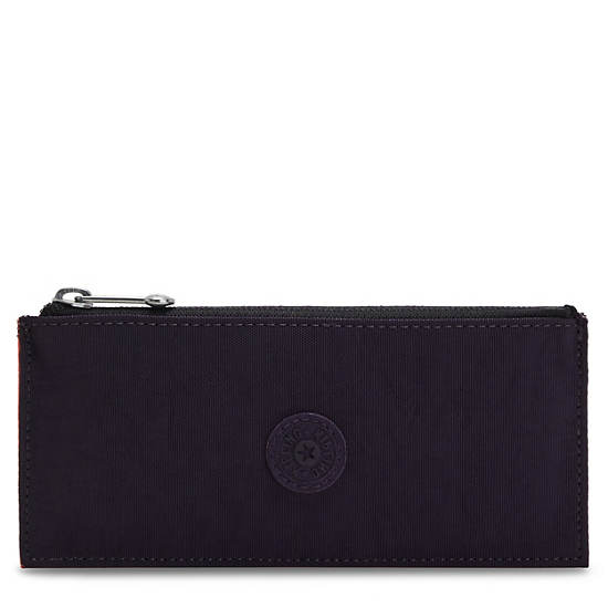 Sacs Kipling Brion Card Case Bleu Rouge Argent |WMQV-74801851