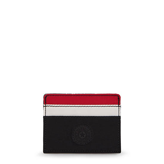 Sacs Kipling Cardy Card Holder Noir Rouge |GLWA-64701636