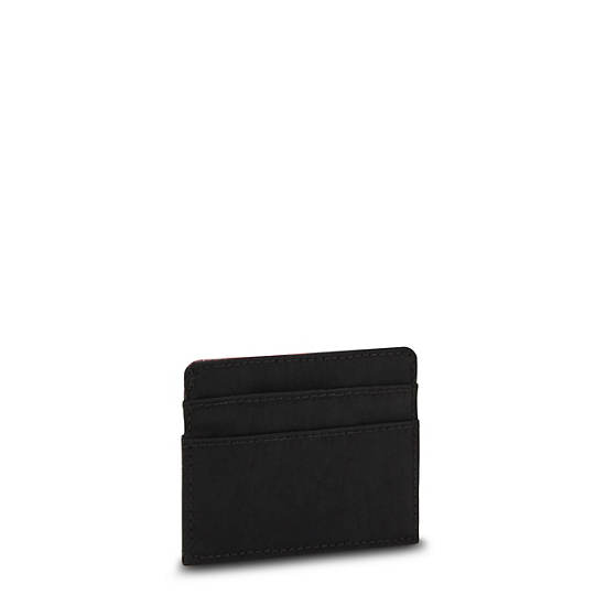 Sacs Kipling Cardy Card Holder Noir Rouge |GLWA-64701636