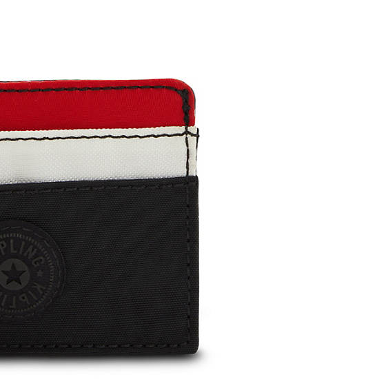 Sacs Kipling Cardy Card Holder Noir Rouge |GLWA-64701636