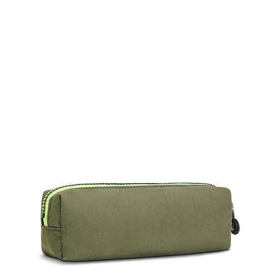 Sacs Kipling Boran Pencil Case Vert Olive |XZPQ-40056369