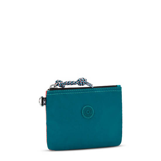 Sacs Kipling Décontractées Pouch Small Case Turquoise |QHRO-12916438