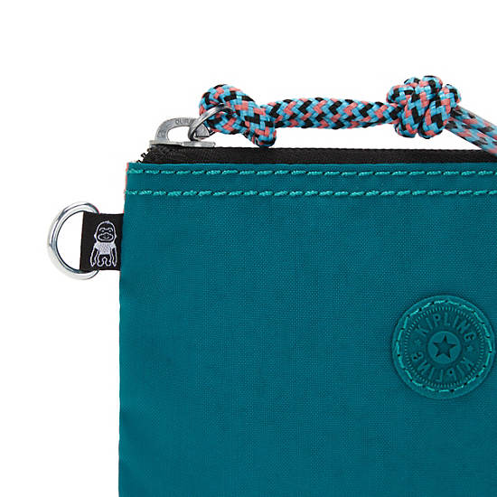 Sacs Kipling Décontractées Pouch Small Case Turquoise |QHRO-12916438