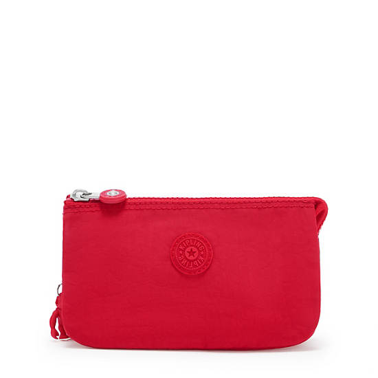 Sacs Kipling Creativity Large Pouch Rouge |KQLA-46249204