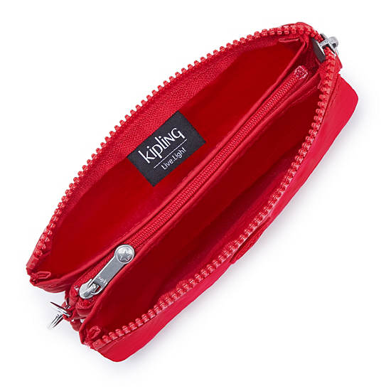 Sacs Kipling Creativity Large Pouch Rouge |KQLA-46249204