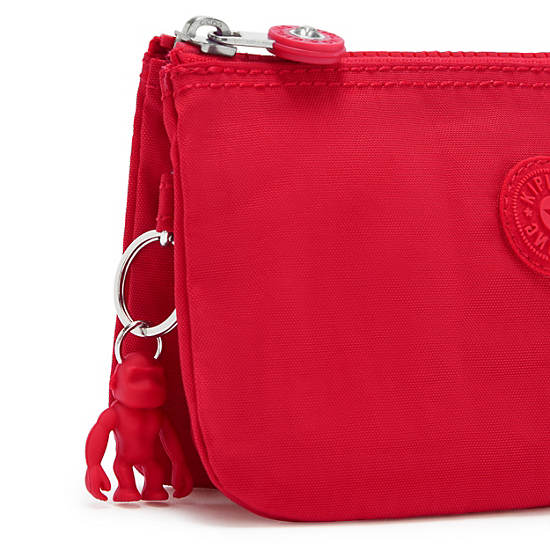 Sacs Kipling Creativity Large Pouch Rouge |KQLA-46249204