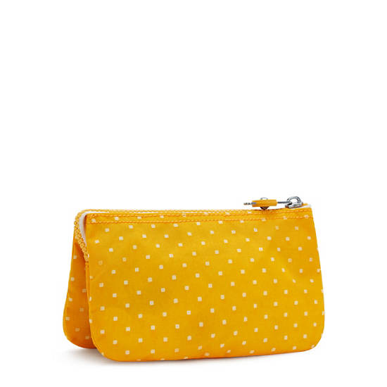 Sacs Kipling Creativity Large Printed Pouch Jaune |SIGY-23903902