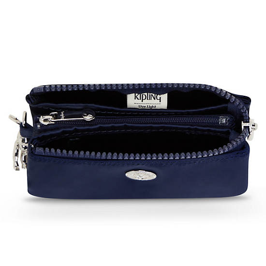 Sacs Kipling Creativity Small Classiche Pouch Bleu |TELN-20392132