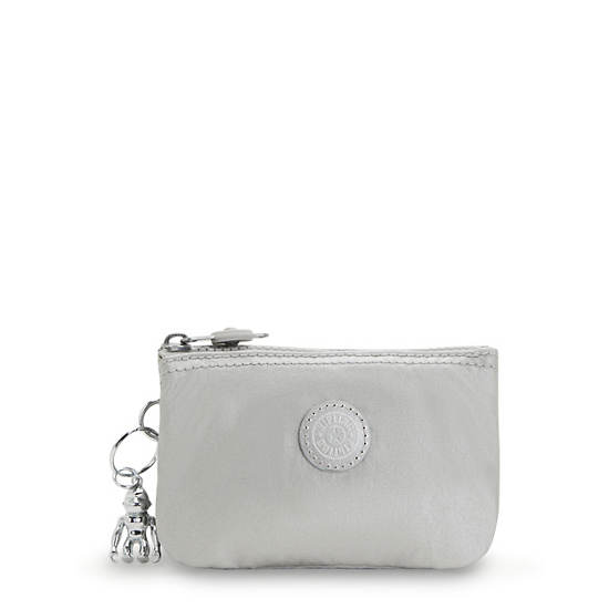 Sacs Kipling Creativity Small Metallic Pouch Argent |LDRK-20656941