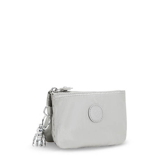 Sacs Kipling Creativity Small Metallic Pouch Argent |LDRK-20656941