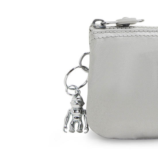 Sacs Kipling Creativity Small Metallic Pouch Argent |LDRK-20656941