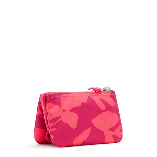 Sacs Kipling Creativity Small Printed Pouch Rouge |DERZ-04452629