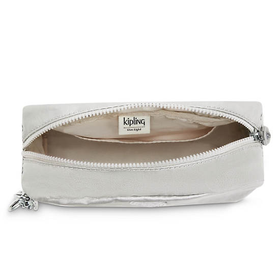 Sacs Kipling Gleam Metallic Pouch Argent |GJXJ-28329907