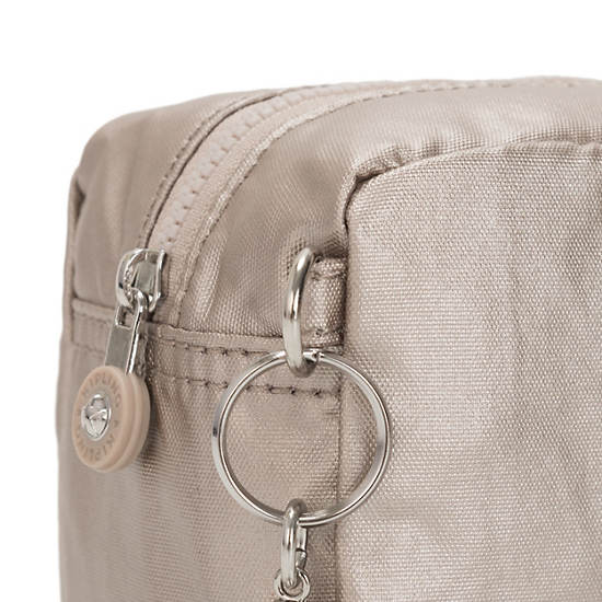 Sacs Kipling Gleam Metallic Pouch Beige |ELID-28116471