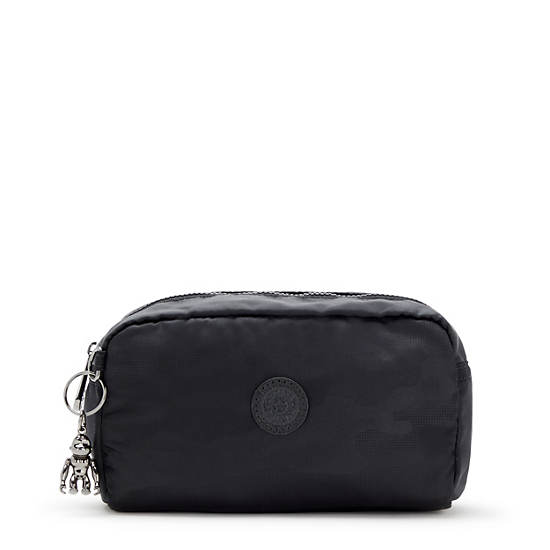 Sacs Kipling Gleam Printed Pouch Noir |XAZG-09199123