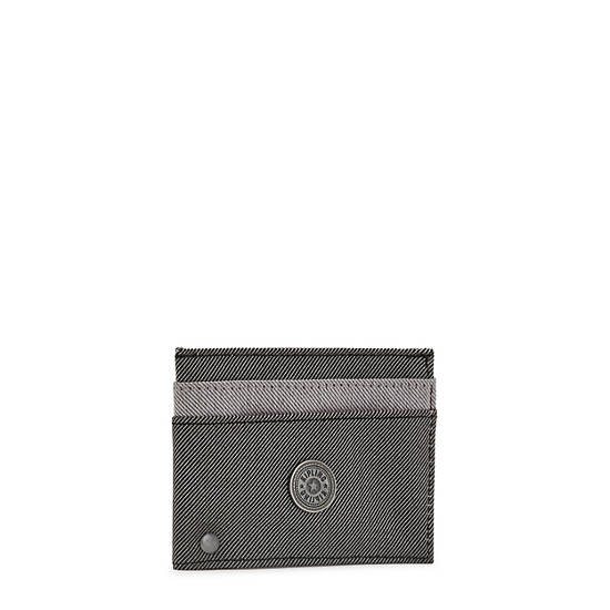 Sacs Kipling Jonas Card Case Grise Noir |SZDH-80667812