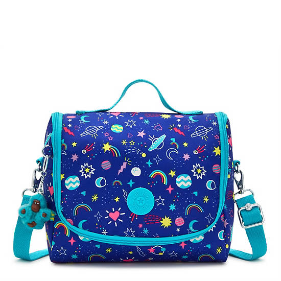 Sacs Kipling New Kichirou Printed Lunch Bag Bleu |XLTX-15041696