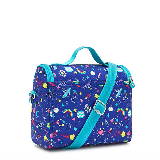 Sacs Kipling New Kichirou Printed Lunch Bag Bleu |XLTX-15041696