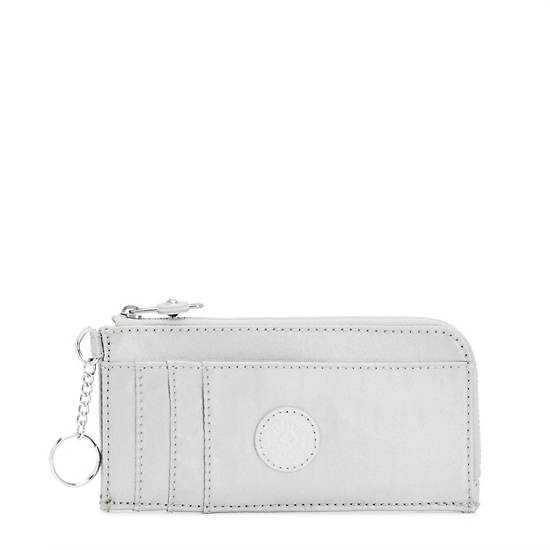 Portefeuilles Kipling Dafni Metallic Wallet Argent |BPEM-86514713