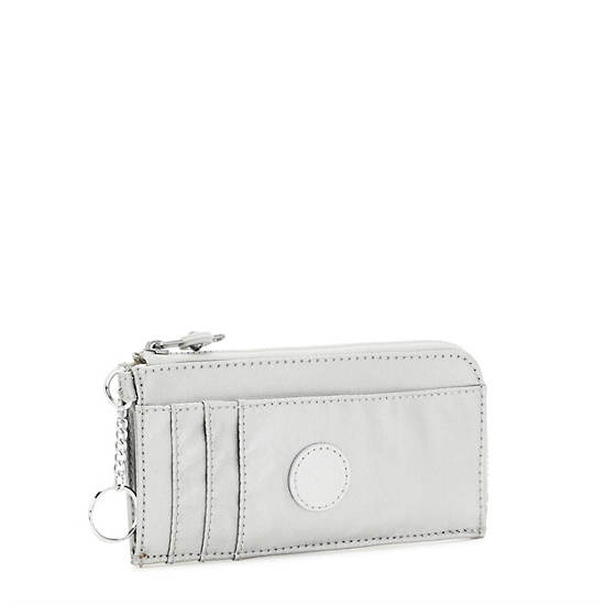 Portefeuilles Kipling Dafni Metallic Wallet Argent |BPEM-86514713