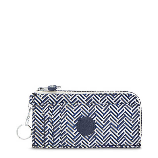 Portefeuilles Kipling Dafni Printed Wallet Bleu |BPZU-71975758