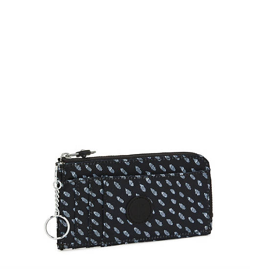 Portefeuilles Kipling Dafni Printed Wallet Noir Blanche |NVBL-14570931