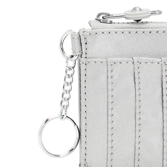 Portefeuilles Kipling Dafni Metallic Wallet Argent |BPEM-86514713