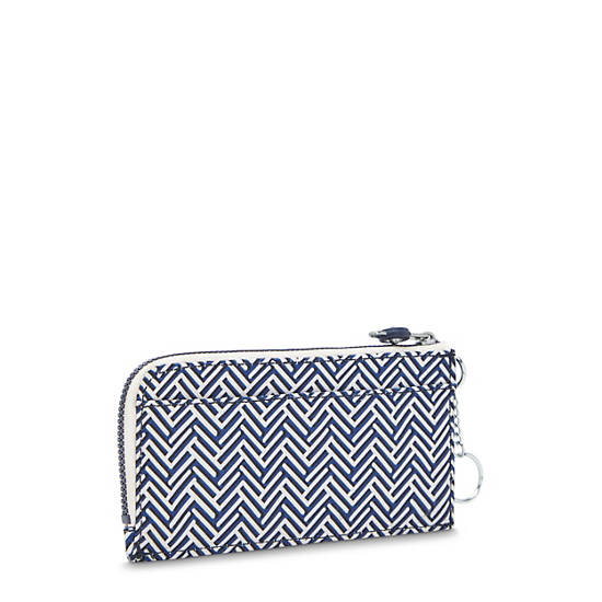 Portefeuilles Kipling Dafni Printed Wallet Bleu |BPZU-71975758