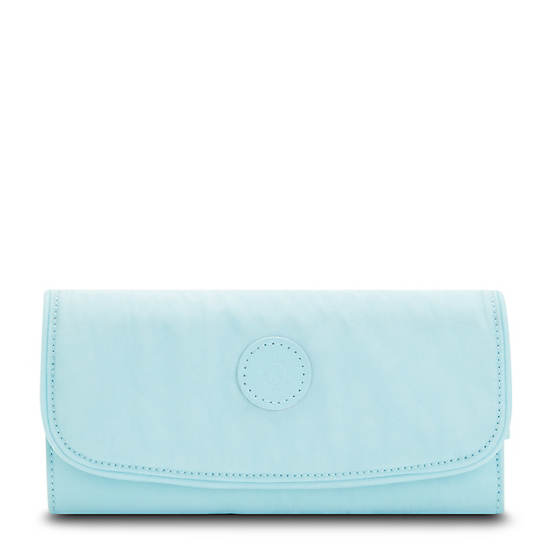 Portefeuilles Kipling Money Land Snap Wallet Bleu |EHIO-33992774