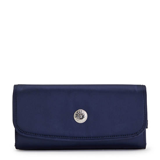 Portefeuilles Kipling Money Land Snap Wallet Bleu Marine |XXRB-31679459