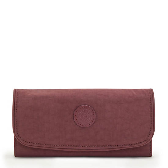 Portefeuilles Kipling Money Land Snap Wallet Bordeaux |MJPG-02244721