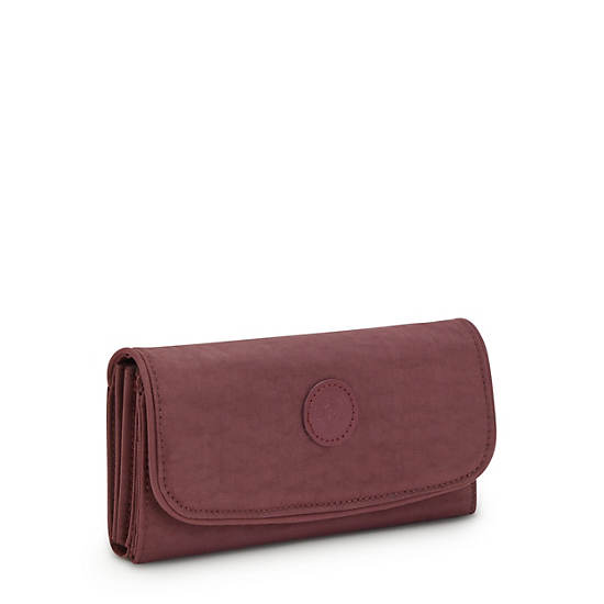 Portefeuilles Kipling Money Land Snap Wallet Bordeaux |MJPG-02244721