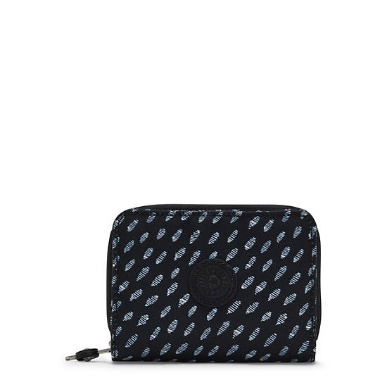 Portefeuilles Kipling Money Love Classiche Printed Small Wallet Noir |DWAZ-74754222