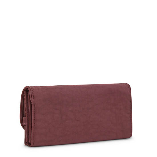 Portefeuilles Kipling Money Land Snap Wallet Bordeaux |MJPG-02244721