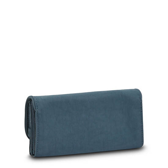 Portefeuilles Kipling Money Land Snap Wallet Bleu Marine Grise |EPZV-51812219